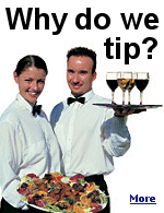 Why do people tip? For good service, of course. It's a reward for a job well done. Well, maybe not.